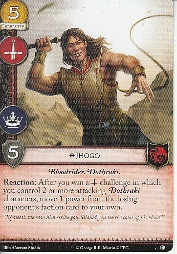 Jhogo AGoT LCG 2.0 Game of Thrones Dragons of the East 7 - Image 1 of 1