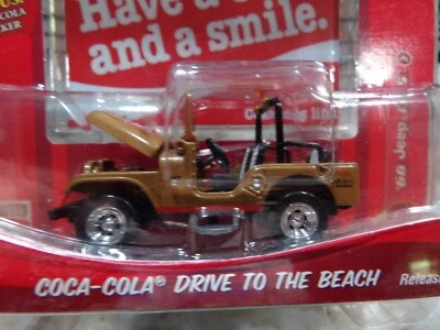 1966 JEEP CJ-5         2006 JOHNNY LIGHTNING COCA-COLA DRIVE TO THE BEACH   1:64 - Image 1 of 4