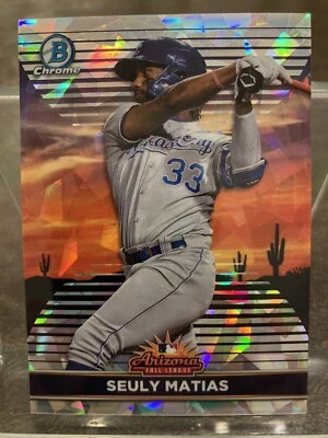 2022 Bowman Chrome Seuly Matias Arizona Fall League Atomic Refractor/150 AFLS-5 - Image 1 of 2