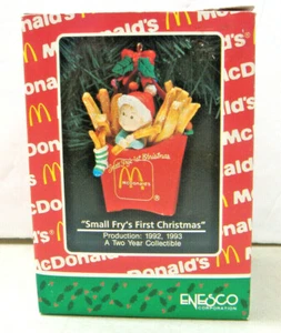 SMALL FRY'S FIRST CHRISTMAS~MCDONALD'S ~ENESCO ORNAMENT - Picture 1 of 7