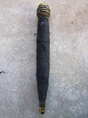 Antique Vintage Metal & Wooden Sewing Spindle- Industrial- Commercial- Thread 1 Cover