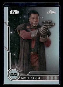 2023 Topps Chrome Star Wars #99 Greef Karga Refractor Mint+ - Picture 1 of 2