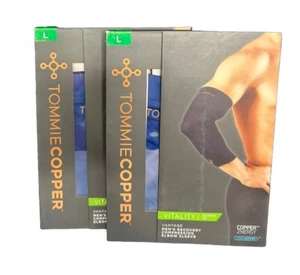 tommie copper 2 pack Men’s Recovery Sleeves Large (Cobalt Blue) NIB - Picture 1 of 5
