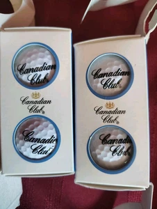 4 Canadian Club Golf Balls - New in Promo Packaging - 2 Balls in Each Package - Picture 1 of 3