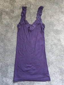 American Eagle Womens Ribbed Tank Top Medium Purple Never Worn! - Picture 1 of 3