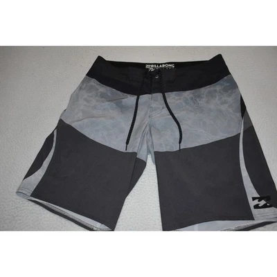 Billabong PlatinumX Swimming Board Shorts Mens Size 34 Gray Polyester Blend - Image 1 of 4