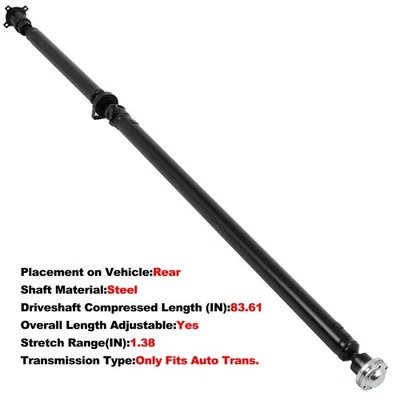 Rear Driveshaft 936-847 For Ford Explorer 2011-18 Taurus 2008-18 Lincoln MKS Foto 1 de 4