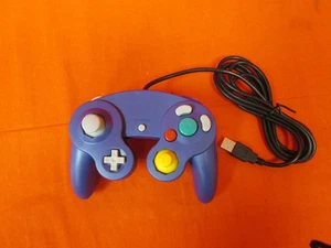 USB Controller PC Wired Gamepad For GameCube Purple Brand New 7334 - Picture 1 of 3