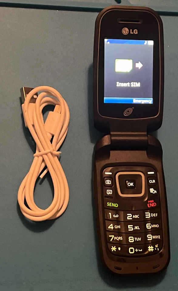 Teléfono celular LG 440G - 440 GB - negro (TracFone) prepago GSM cámara básica abatible Foto 1 de 4