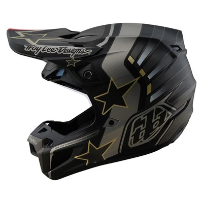 NEW Troy Lee Designs SE5 COMPOSITE RAYS Motocross Helmet W/MIPS Black All Sizes - Image 1 of 4