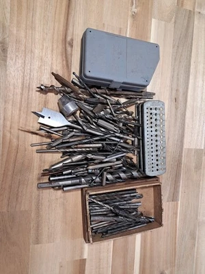 Lot of Drill Bits High Speed Steel Metalworking Woodworking Machinist M87 - Image 1 of 4