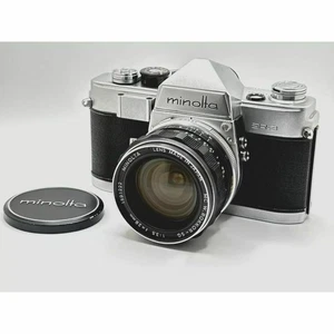 Rare Minolta Sr-3 Vintage SLR 35mm Film Camera 28mm f3.5 Lens JAPAN - Picture 1 of 10