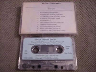 RARE PROMO Columbia Retail CASSETTE TAPE Judas Priest George Michael Bob Dylan ! - Image 1 of 2