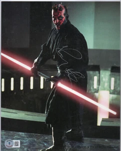 Ray Park 8x10 Darth Maul Autographed 8x10 Beckett COA, Star Wars - Picture 1 of 3