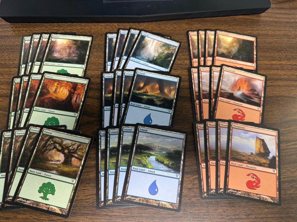 MTG Avacyn Restored Basic Land Playset, 4x Of Each Art (60 Total Cards) - Image 1 of 2