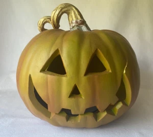 Vintage Foam Blow-mold Jack-o-lantern/ Pumpkin Halloween Decor - Picture 1 of 6