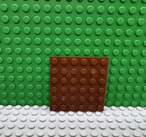Lego 1 Reddish Brown 6x6 base plate NEW - Picture 1 of 1