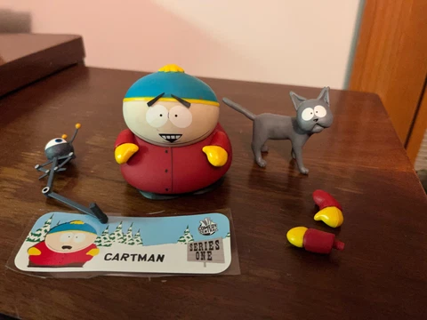 SOUTHPARK 2005 Mezco Cartman Figure with Alien Probe Series One Cover