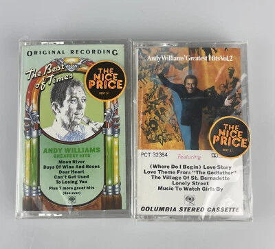Andy Williams Cassettes Greatest Hits Vol.1 and 2  - Image 1 of 4