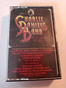 Charlie Daniels Band A Decade Of Hits 1983 Promotion Only CBS Cassette Tape RARE - Picture 1 of 7