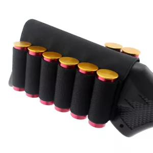 8 carcasas Negro ButtStock 12GA 20GA Escopeta Rifle Carcasa Munición Soporte para culata - Imagen 1 de 6