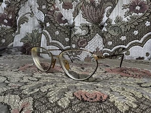 Vtg Valentino Eyeglasses Frames Gold Tortoise V335 906 80s 56-14-130 - Picture 1 of 7