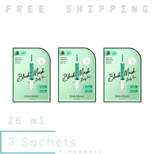3 Sachets X 26 ml BANOBAGI Black Mask Baby Face Young Babyface Booster Skincare - Picture 1 of 10