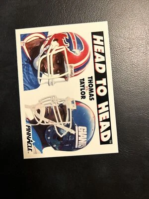 B36c #354 Lawrence Taylor, Thurman, Thomas 1991 Pinnacle Buffalo Bills - Image 1 of 2