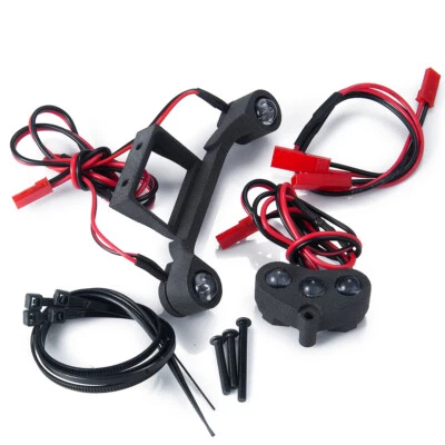 Front + Rear Lights Upgrade LED Light for RC 1/10 Traxxas Rustler 4X4 VXL XL-5