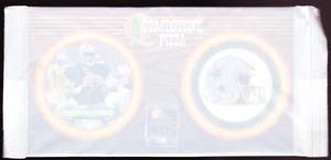 Troy Aikman Dallas Cowboys HOF 1995 Tombstone Pizza Pog Milkcap #14 Unopened - Picture 1 of 2