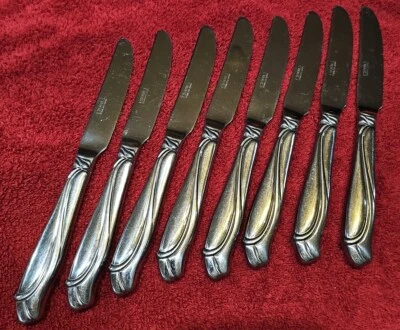 8 Essentials Stainless Dinner Knives Set Japan - Image 1 of 4
