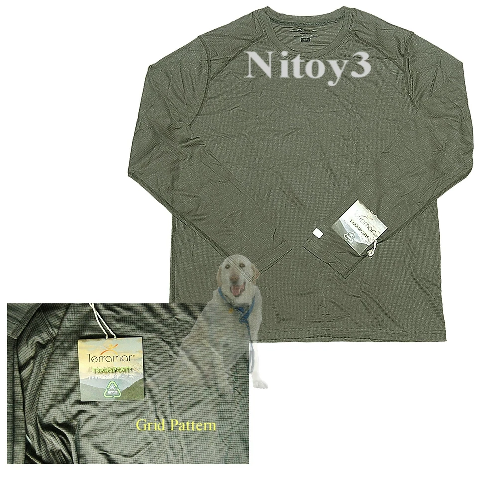 Terramar Transport Performance Base Layer Top-Long Sleeve Men XL(chest): 46-48" - Image 1 of 1