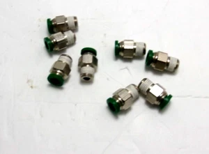 (08 Pcs) Parker W68PLP-4-2, Prestolok 1/4” Tube x 1/8” Male NPT, New - Picture 1 of 1