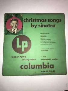 Christmas Songs By Sinatra Columbia CL 6019 Vinyl 10" VF Condition - Picture 1 of 10