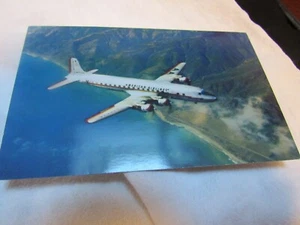 Postal vintage de American Airlines DC7 - Imagen 1 de 5