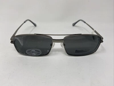 REVOLUTION EYEWEAR RMM202 57-16-140 MATTE GUNMETAL W/ POLARIZED CLIP “V44 - Image 1 of 4