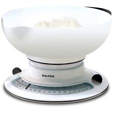 Salter Aquaweigh Mechanical Kitchen Scales 2.6L Bowl 4KG Capacity 800 WHBKDR