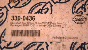 S&S CYCLE 330-0436 CAMSHAFT ONLY 635GE FRONT GEAR DRIVE - EASY START BIG TWIN HD - Picture 1 of 5