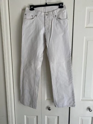 Vintage Helmut Lang Solid Beige Men's Cotton Five Pocket Pants 29 - Image 1 of 3