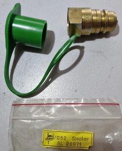 Original John Deere Kupplungsstecker quick coupler plug AL26971 ,1020 1030 1040 - Picture 1 of 2