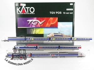 MG1406 Escala N KATO K10914-1 TREN ALTA VELOCIDAD TGV POS SNCF - OVP - Photo 1/23