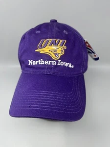UNI University Of Northern Iowa Panthers Purple The Game One Size Hat - Picture 1 of 11