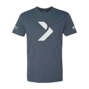 iFit T-shirt Unisex/Men's Midnight Blue 100 Workout Milestone Cotton/Polyester - Picture 1 of 3