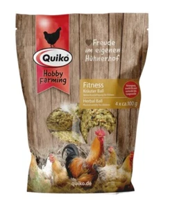 Quiko Hühnerfutter Hobby Farming: Fitness Kräuter Ball Futterknödel - Bild 1 von 2