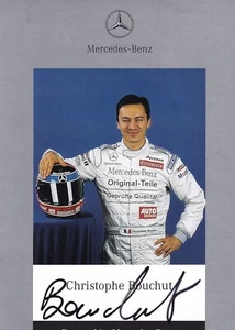 Christophe Bouchut - Mercedes Benz Racing Driver Signed Photo - Picture 1 of 2