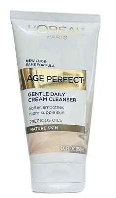 Crema limpiadora diaria suave L'Oreal Paris Age Perfect para piel madura 5 FL OZ Foto 1 de 2