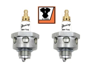 18mm Doering Spark Plug Set Side Valve 45” Servi-Car G RL W U J VL JD Foto 1 de 4