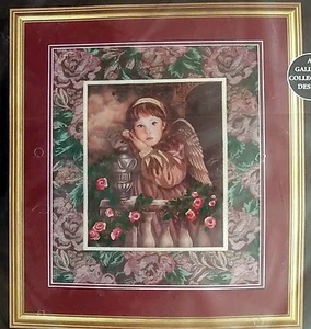 * Kit Crewel Mejorado Navidad Dimensiones ~ EL ÁNGEL MÁS PEQUEÑO ~ 14"X16" NUEVO EN PAQUETE - Imagen 1 de 3