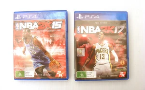 PS4  NBA 2K15 and NBA 2K17 Games PAL Both In Great Condition Including Discs - Picture 1 of 3