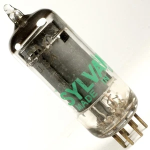 Tubo aspirazione SYLVANIA 6BA6 vintage testato USA forte - Foto 1 di 2